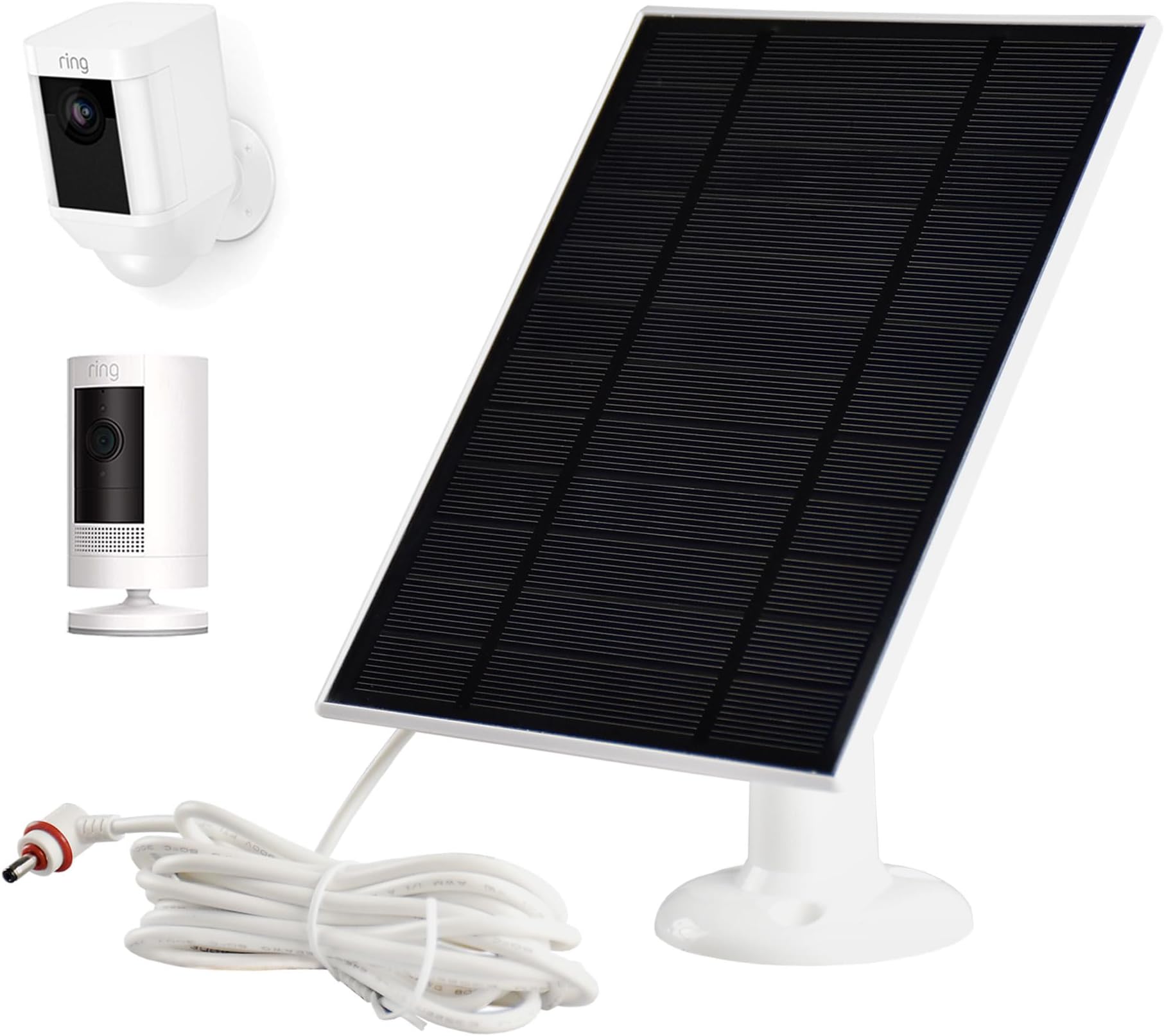 Solar Panel for Ring Camera, 4W Solar Power Charger for
