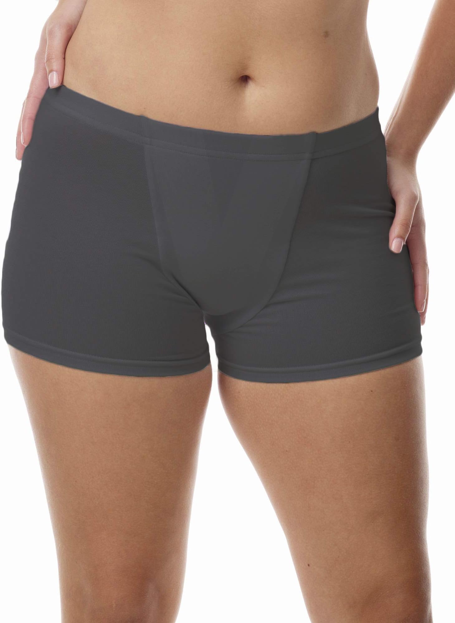 Vulvar Varicosity and Prolapse Support Boy-Leg Brief with Groin Compression Bands - 523