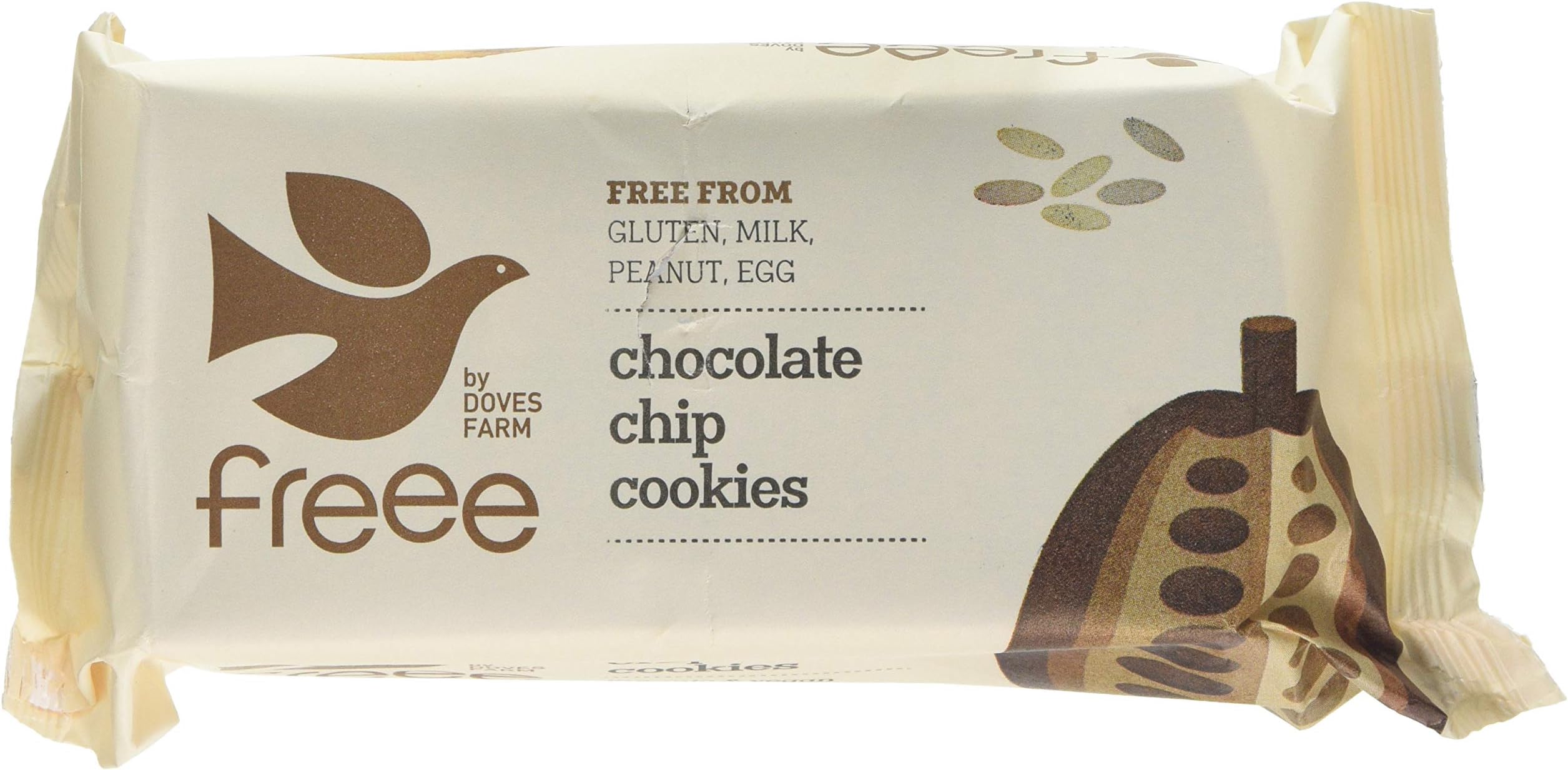Freee Chocolate Chip Cookies 180g (Pack of 12)