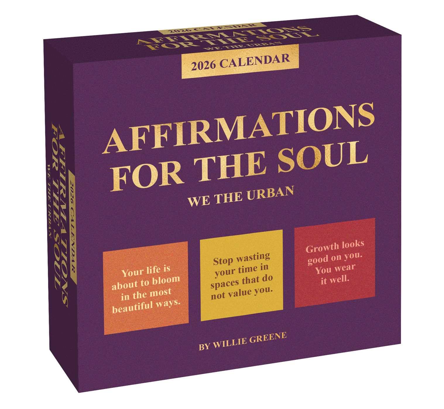 We the Urban 2026 Day-to-Day Calendar: Affirmations for the Soul