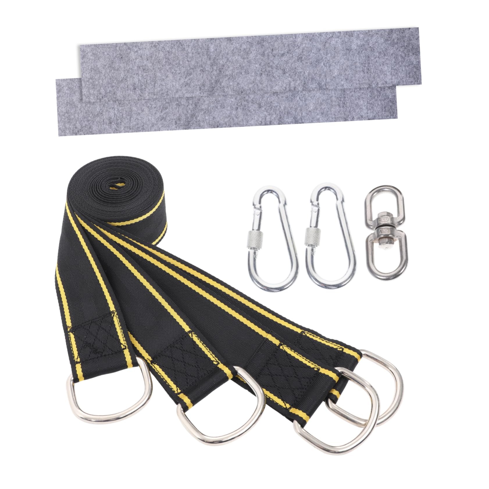 Levemolo Outdoor Swing Strap Set Hammock Rope Swing Easy Assemble Ropes Design for Safety