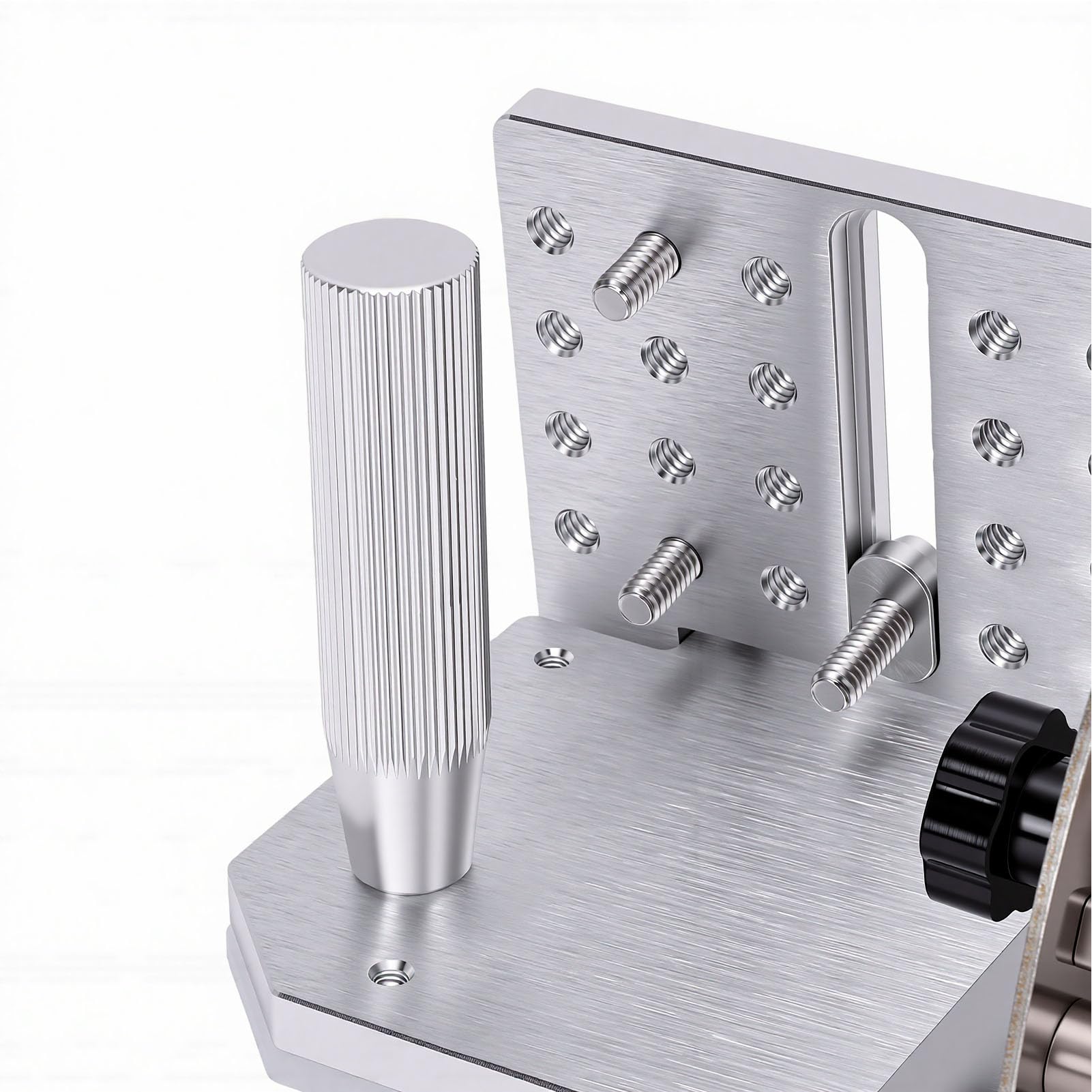 Generic Regulowany, Przemysłowy Aluminiowy Przyrząd do Szlifierki Taśmowej z Podwójnymi Uchwytami do Brzeszczotów pił Taśmowych - Idealny Warsztatów i Hobbystów