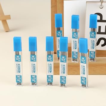 BAZIC Mechanical Pencil Lead Refills HB 0.7mm (160 Count/Pack), Pencil Lead Refill, 1-Pack