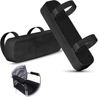 2 Piezas Cojines para Reposabrazos Fundas para Reposabrazos para Sillas de Oficina y Juegos Cojín Ergonómico de Espuma para Codo Universal Funda Acolchada para Reposabrazos Cojín para Brazo de Silla