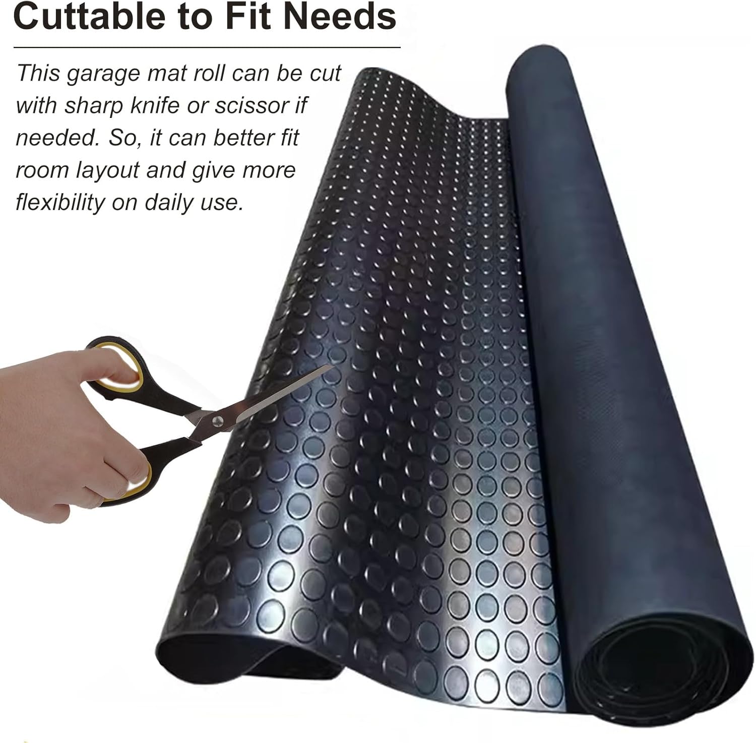 倉庫 マット」の人気商品一覧 | 安い商品を通販サイトから探す - 価格.com ゴムマット ガレージフロアマット トレーラー用コインフローリング、  ガレージ、倉庫、屋外パティオ、デッキ歩道、私道用のロール滑り止め