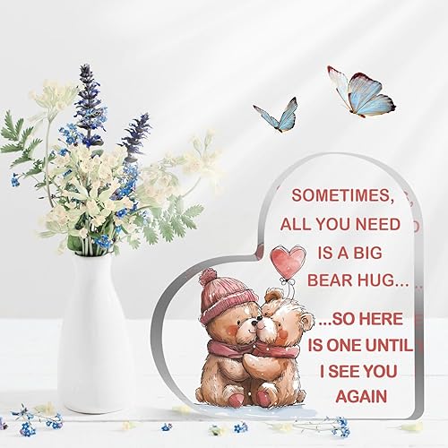 Miniatura 4 de Regalos de condolencias por pérdida de un ser querido, regalos conmemorativos de acrílico en forma de corazón, decoraciones de recuerdo de