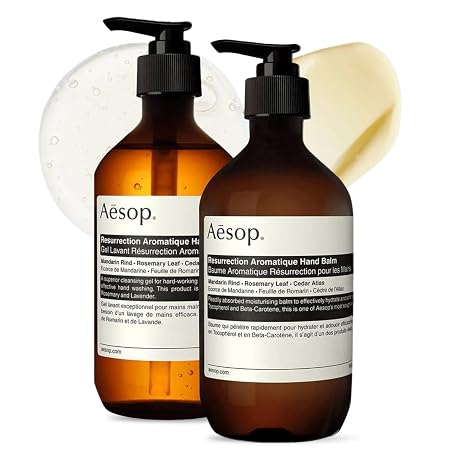Aesop Resurrection Hand Wash & Balm Set