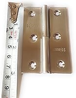 Vista 2 de ssiskcon - Bisagras de elevación 100% acero inoxidable, 3 pulgadas (2.953 in), acabado satinado 32D (630) lado derecho, juego de 2 piezas