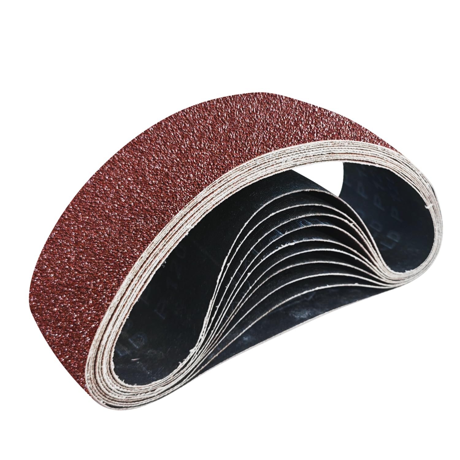 GZKTY Abrasive Belts, 40 x 303 mm, Set of 34 pieces, particle size (P80x5, P120x5, P150x8, P240x8, P400x8), for belt sanders