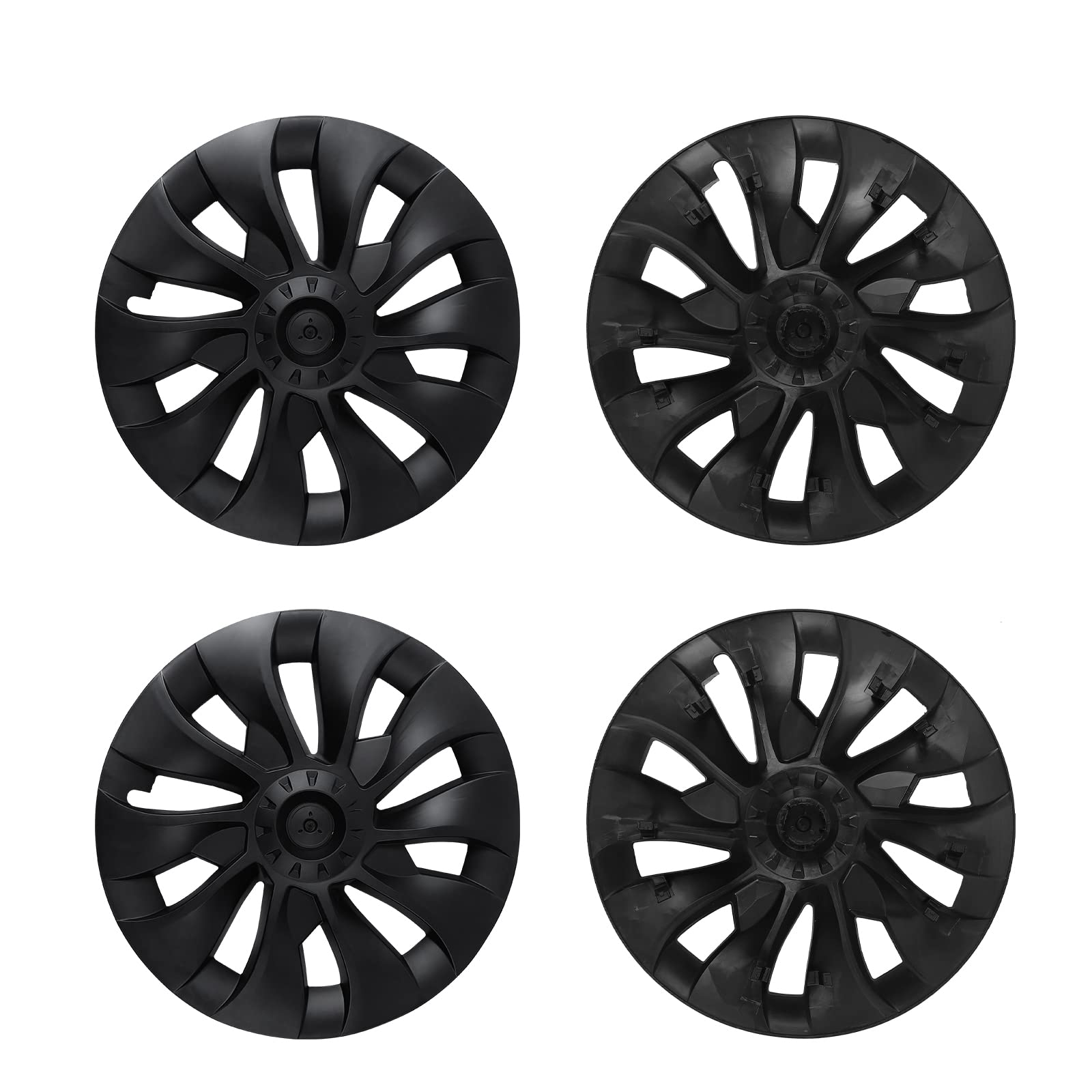 (Set of 4) 18-Inch for Tesla Model 3 2018-2023 Wheel Cover Hubcaps Caps Rim, ABS Wheel Hub Covers Wheels Rim Cover