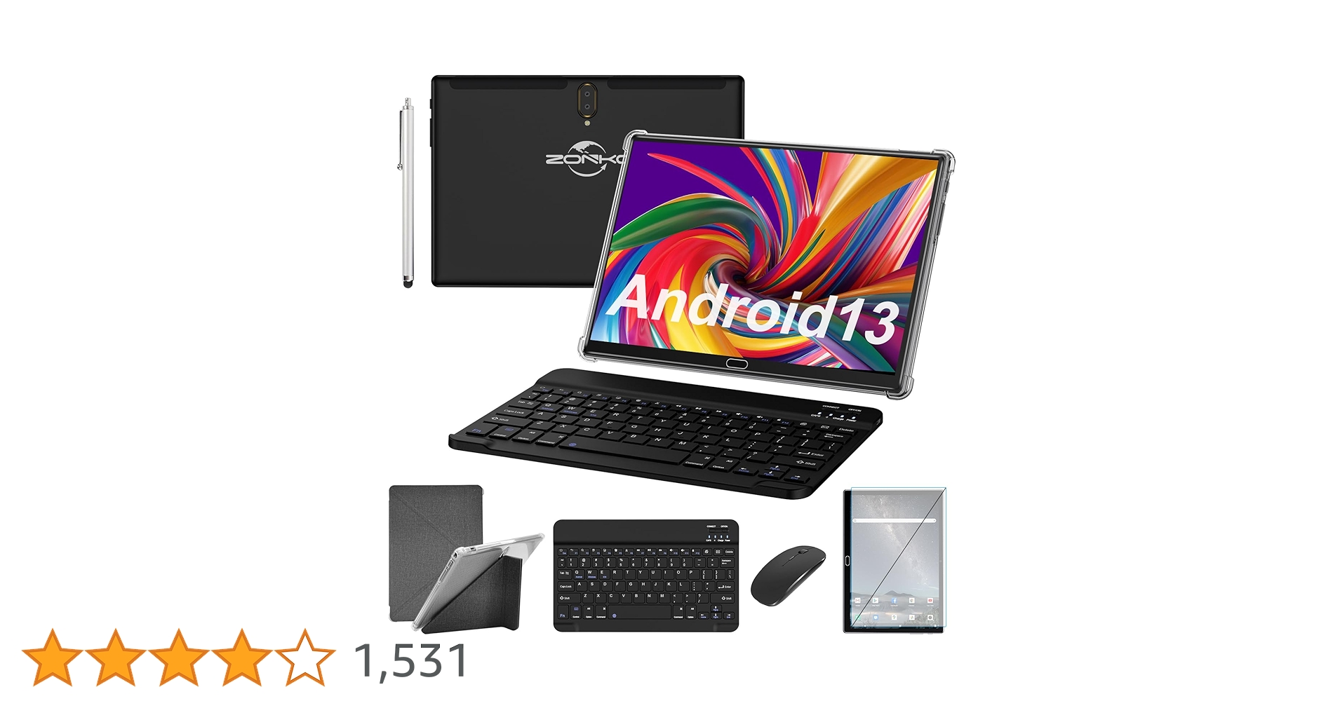 Amazon.co.jp: 【2024 Android 13】タブレット10.1インチWI-FIモデル