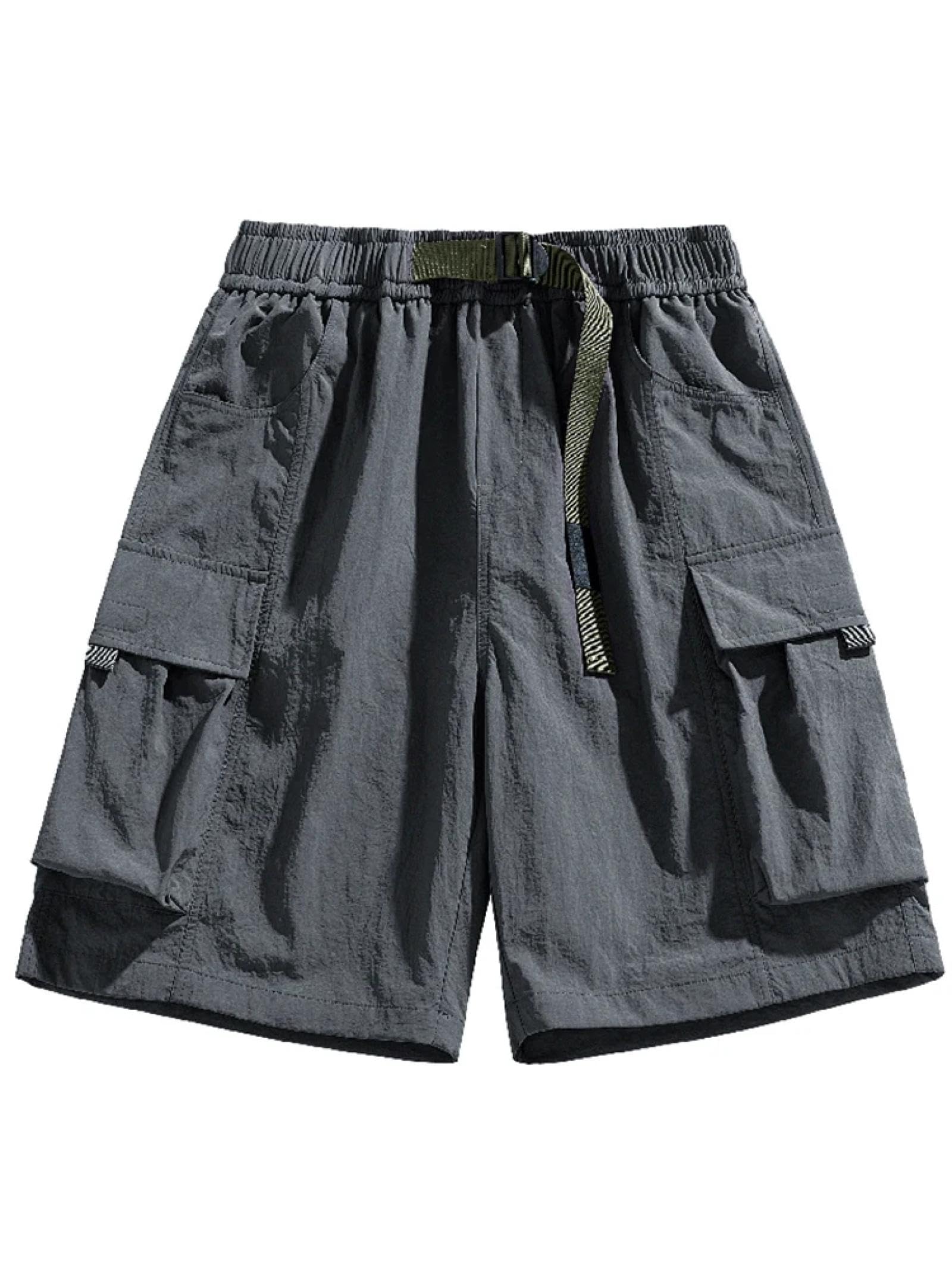 Pantaloncini Uomo Tasche Cargo Activewear All'aperto Corsa Casual Estate Cargo Shorts Uomo Casual Baggy Pantaloni Corti