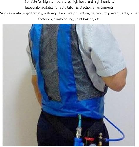 Miniatura 3 de TOPINCN Tubo de chaleco de aire acondicionado, tubo de chaleco de enfriamiento de hielo, tubo de chaleco de enfriamiento de acero para soldadura,