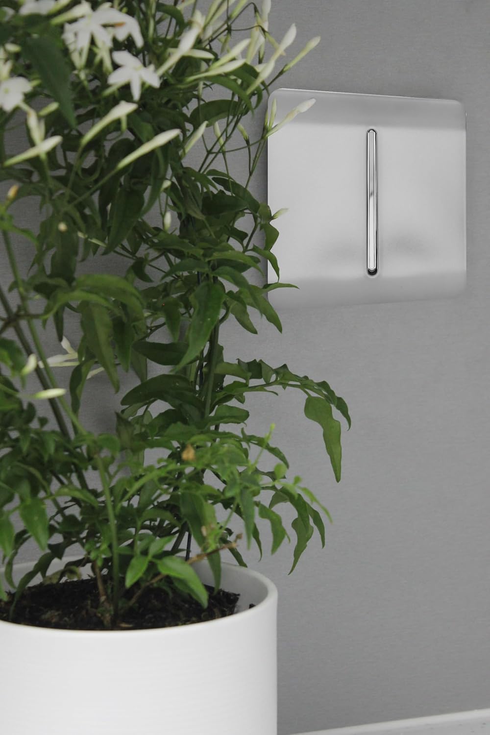 Trendi Art-SS2 1 Gang 2 Way 10 Amp Rocker Chrome Light Switch in Glossy Stainless Steel, 25.0 mm*88.0 mm*88.0 mm