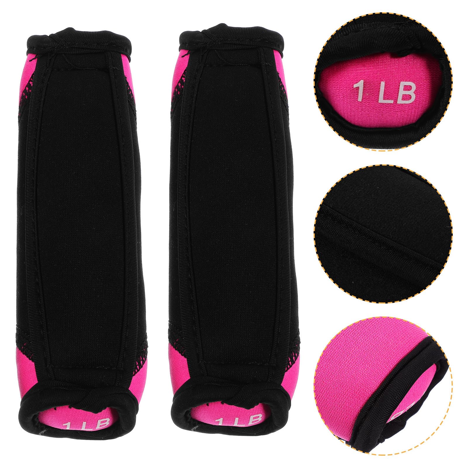 Manubri Morbidi Rosa per Corsa e Fitness, Presa Comoda Ergonomica
