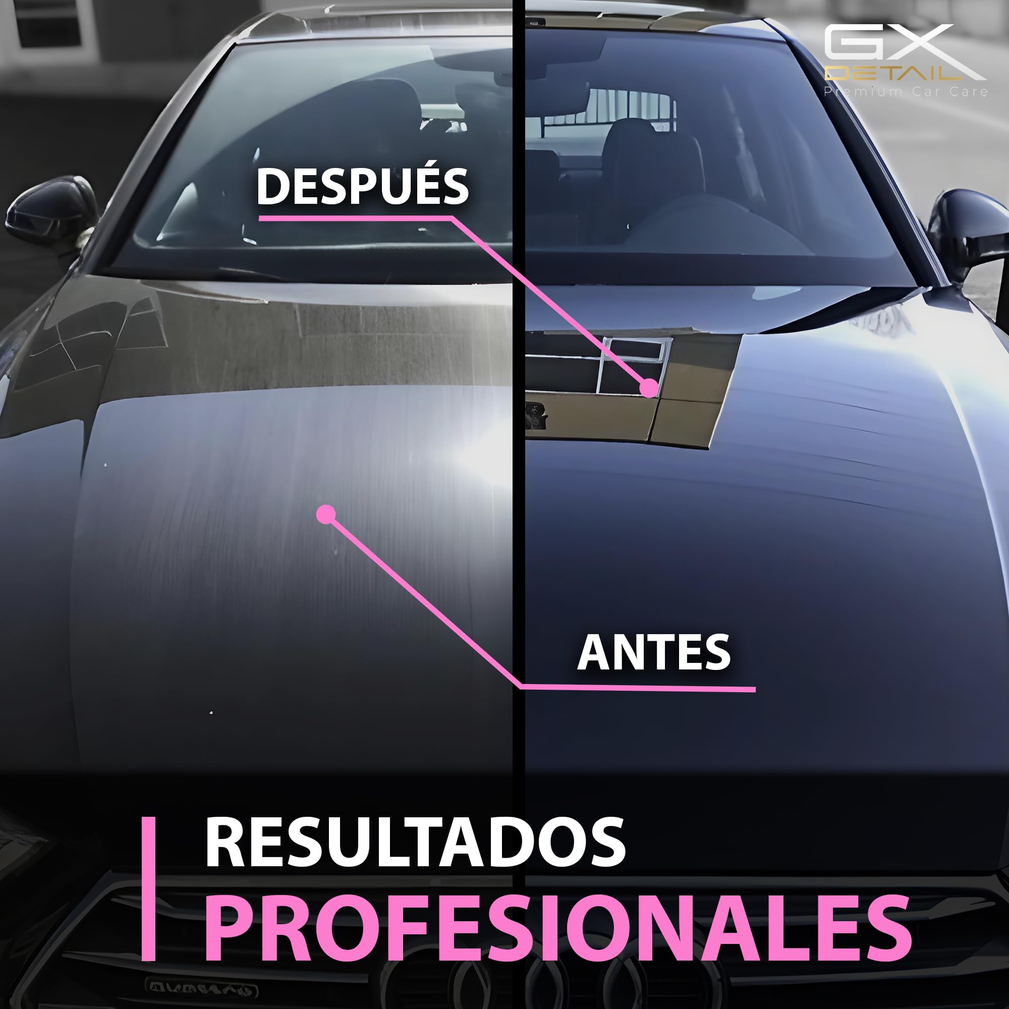 GxDetail Cera Líquida para Coche 5 Litros – Brillo Intenso y Protección Duradera – Quick Detailer - Fácil Aplicación y Acabado Hidrofóbico – Protección UV y Resistencia a la Suciedad.