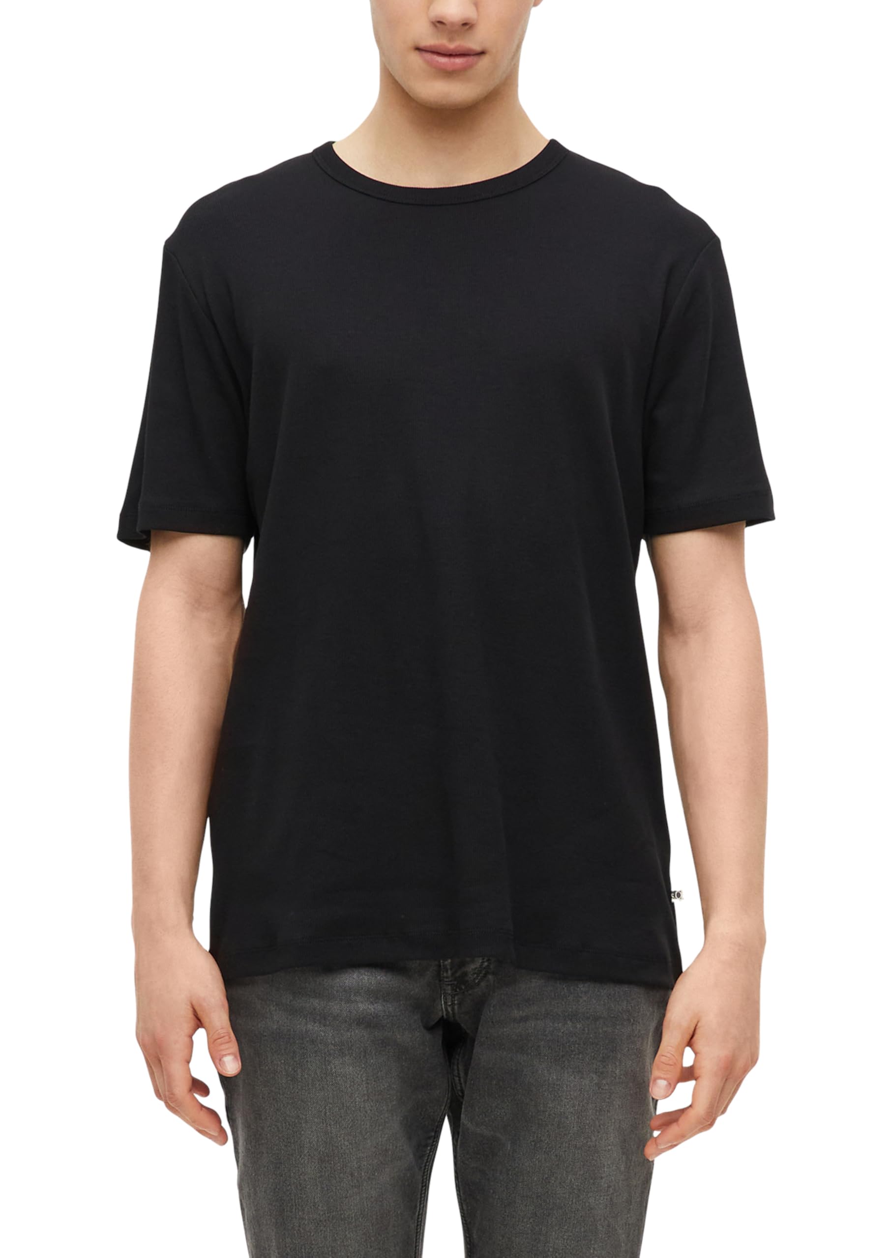 s.Oliver Men's 2178929 T-Shirt (Pack of 1), Black, 3XL