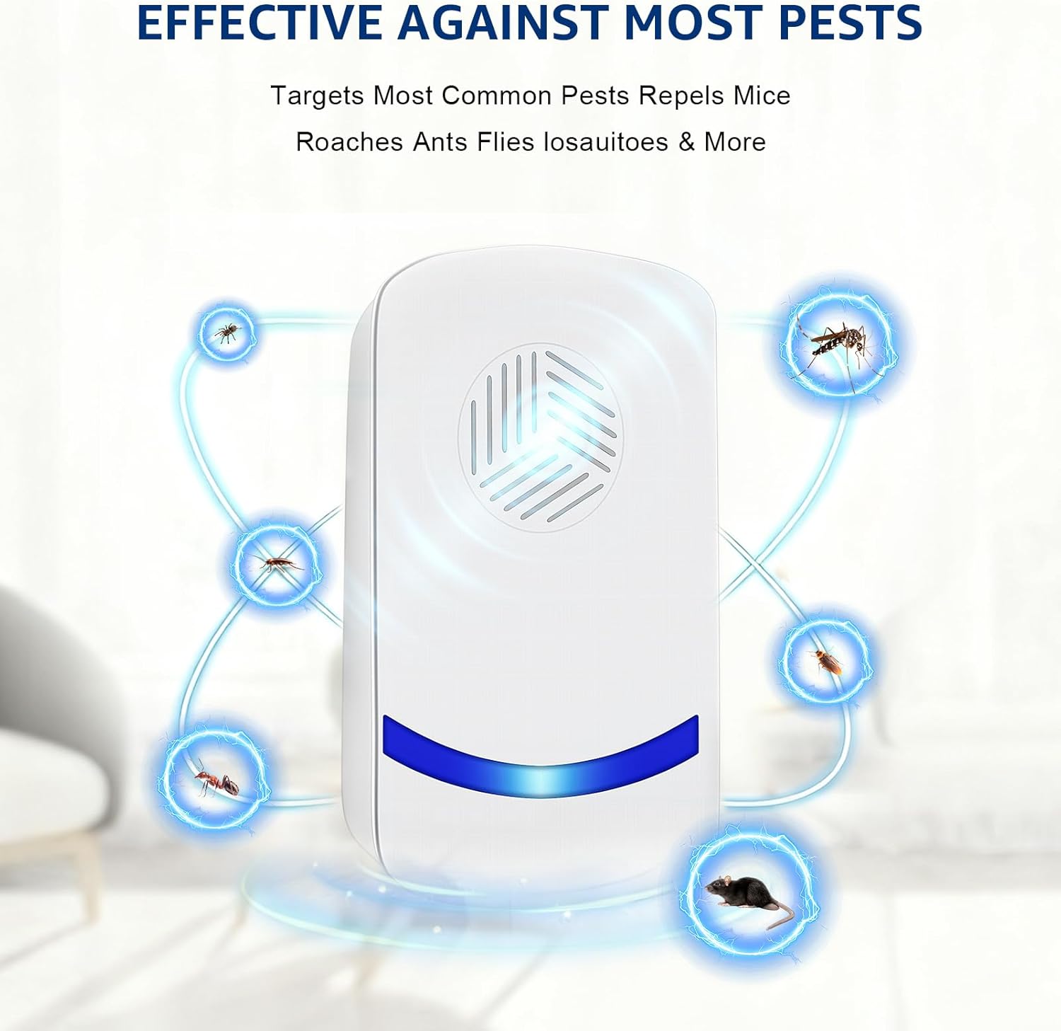 【無聲驅蟲】HOMEPAC 超音波驅蟲器 6 入組 $11.99