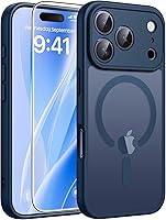 Vista 123 de FNTCASE - Funda para iPhone 15, iPhone 14 y iPhone 13, magnética, translúcida, fina y antigolpes, protección de grado militar, resistente a caídas