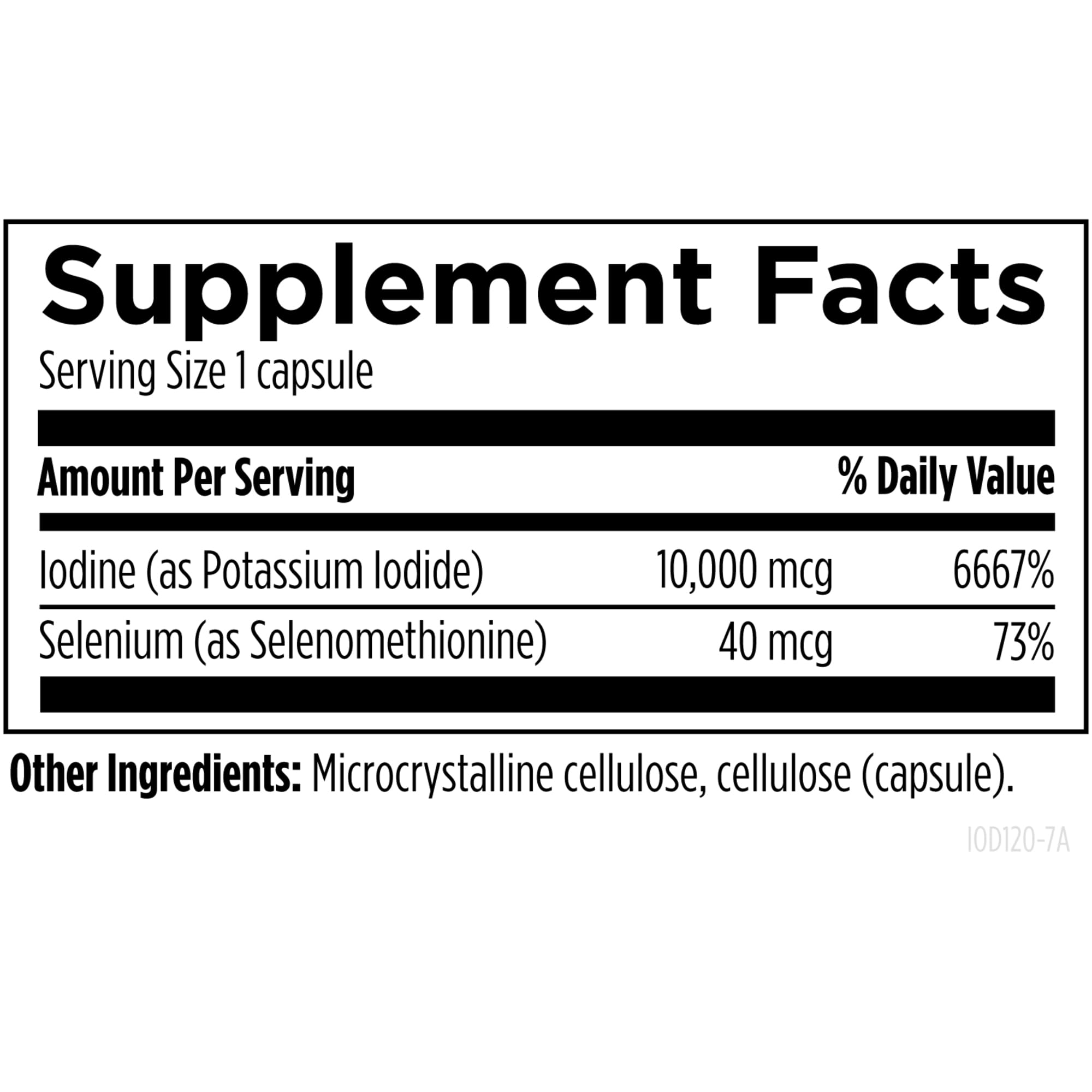 Designs for Health Iodine with Selenium, Iodine Synergy, 120 Capsules — Amazon image 2