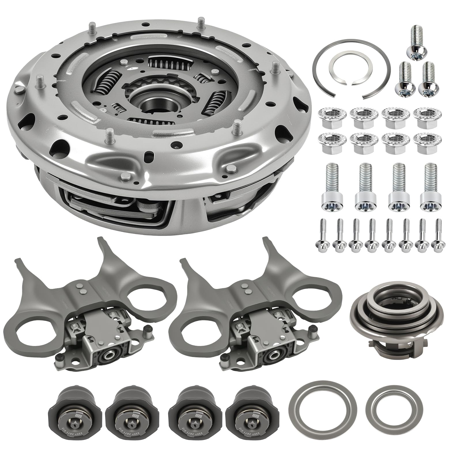 Transmission Dual Clutch Kit Release Fork Lever W/Bolts Compatible with Ford EcoSport 201…
