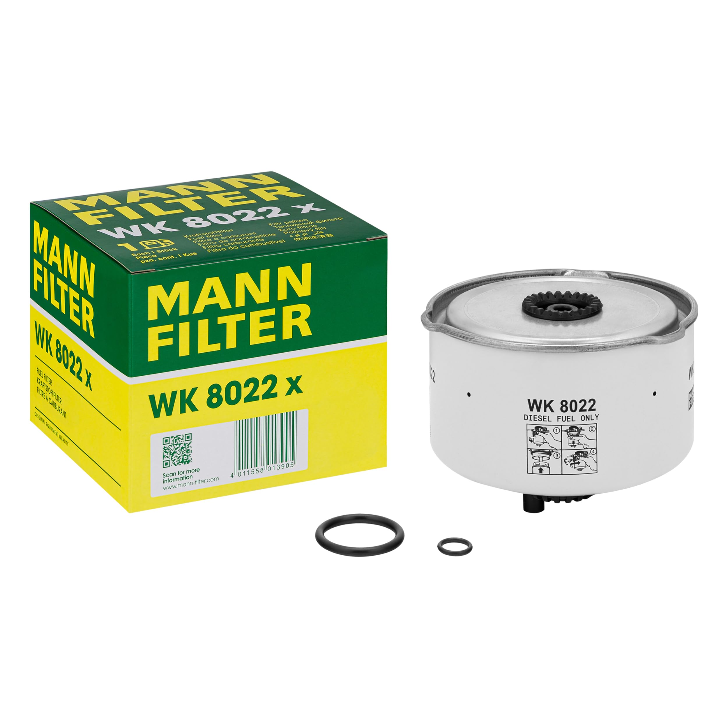 MANN-FILTER WK 8022 x Filtro carburante - AUTOVETTURE + VEICOLI COMMERIALI