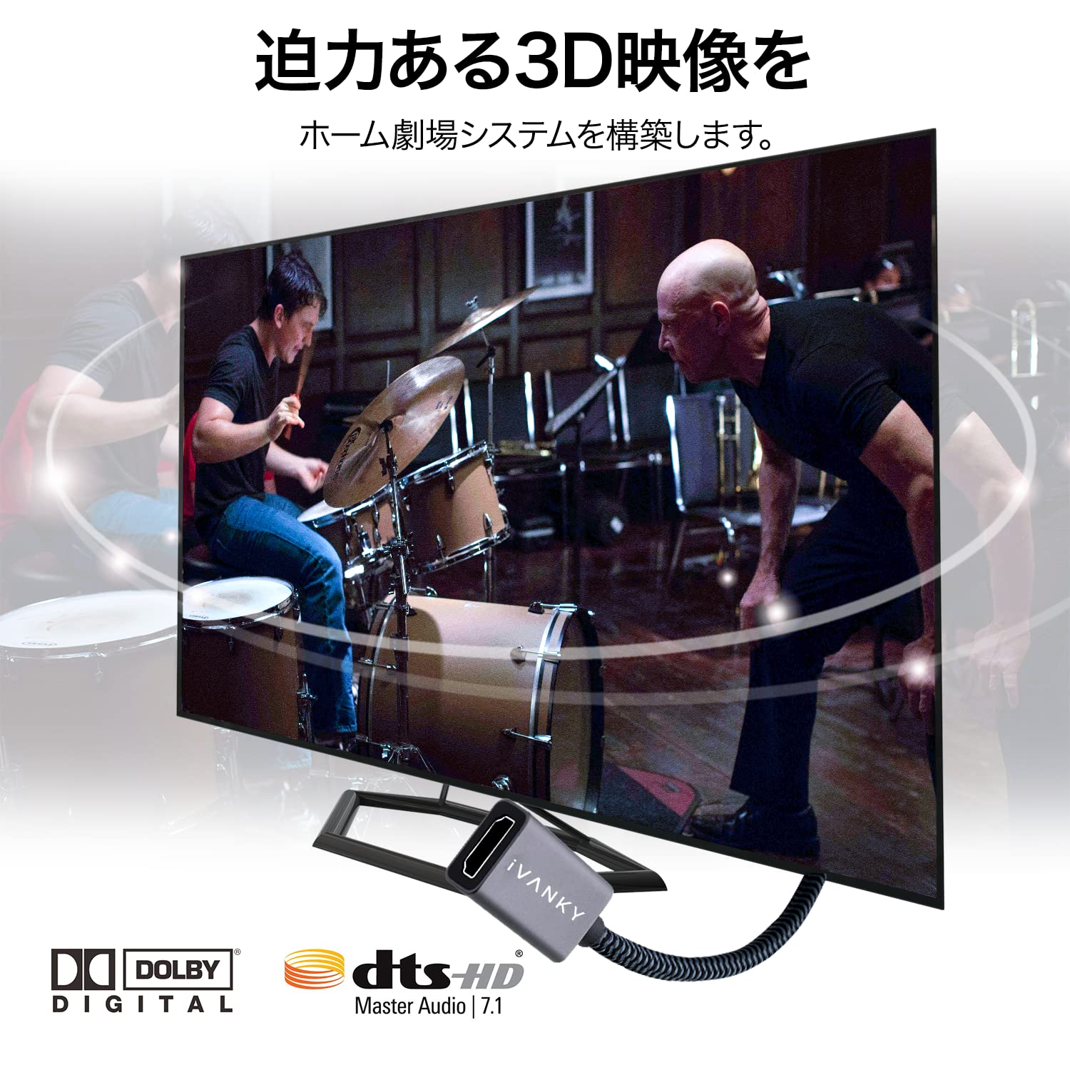 新品 iVANKY HDMI 延長ケーブル 1m HDMIオス-HDMIメス VBA41 HDMI延長コード 札幌 西野店 Amazon | iVANKY HDMI 延長 ケーブル 2.0 (1M/4K@60Hz/オス－メス