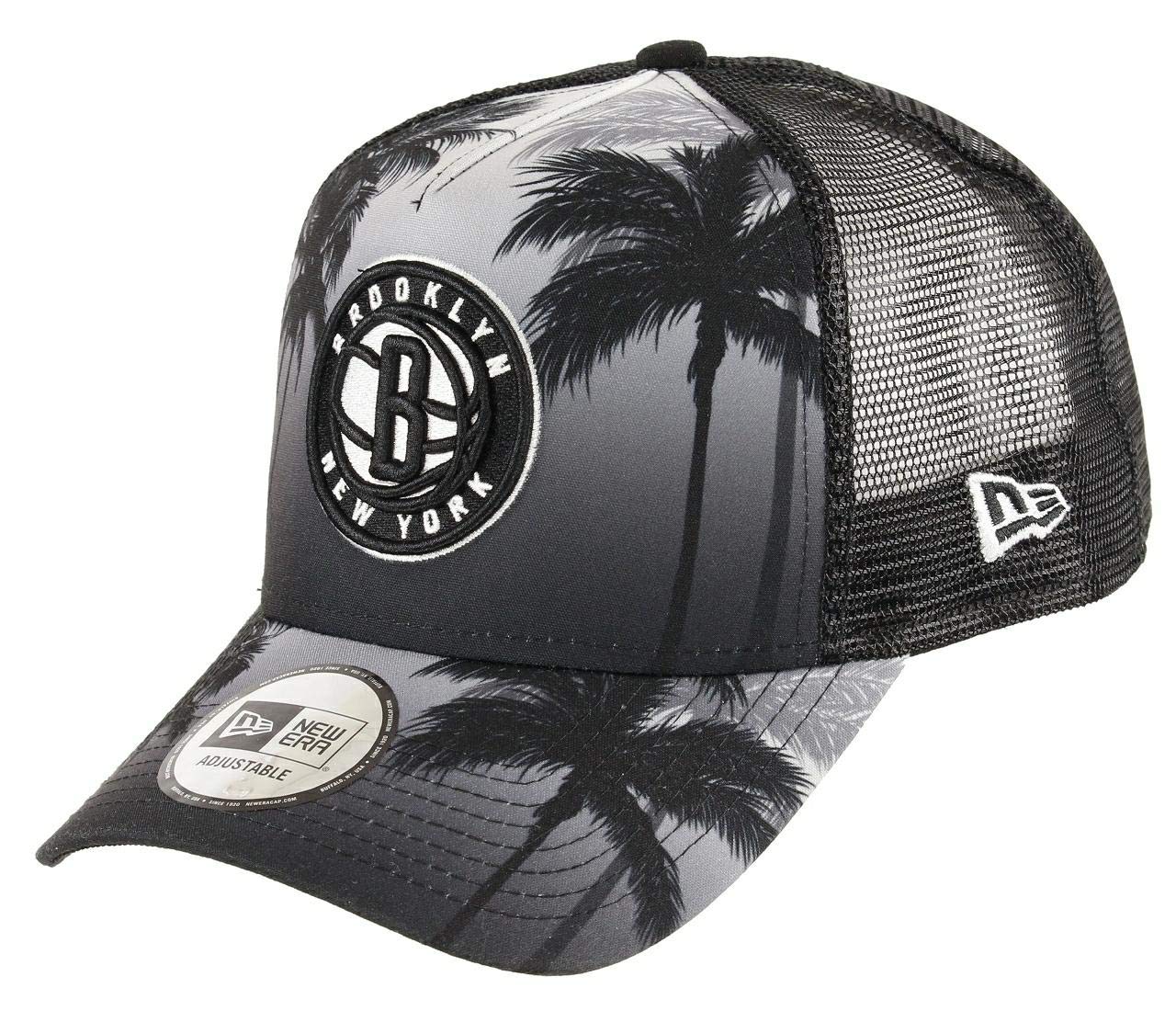 New Era NBA Cap Trucker verstellbar Basketball Snapback Kappe Mesh Einheitsgröße Palme