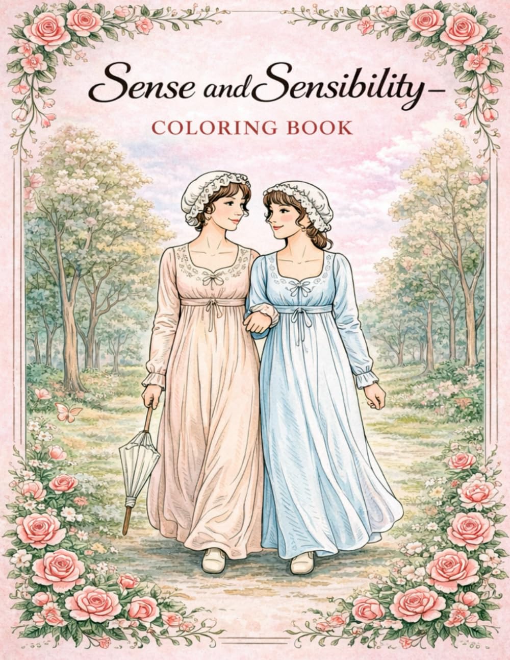 Sense and Sensibility - Coloring Book: An Elegant Adult Coloring Book Inspired by the Regency Era