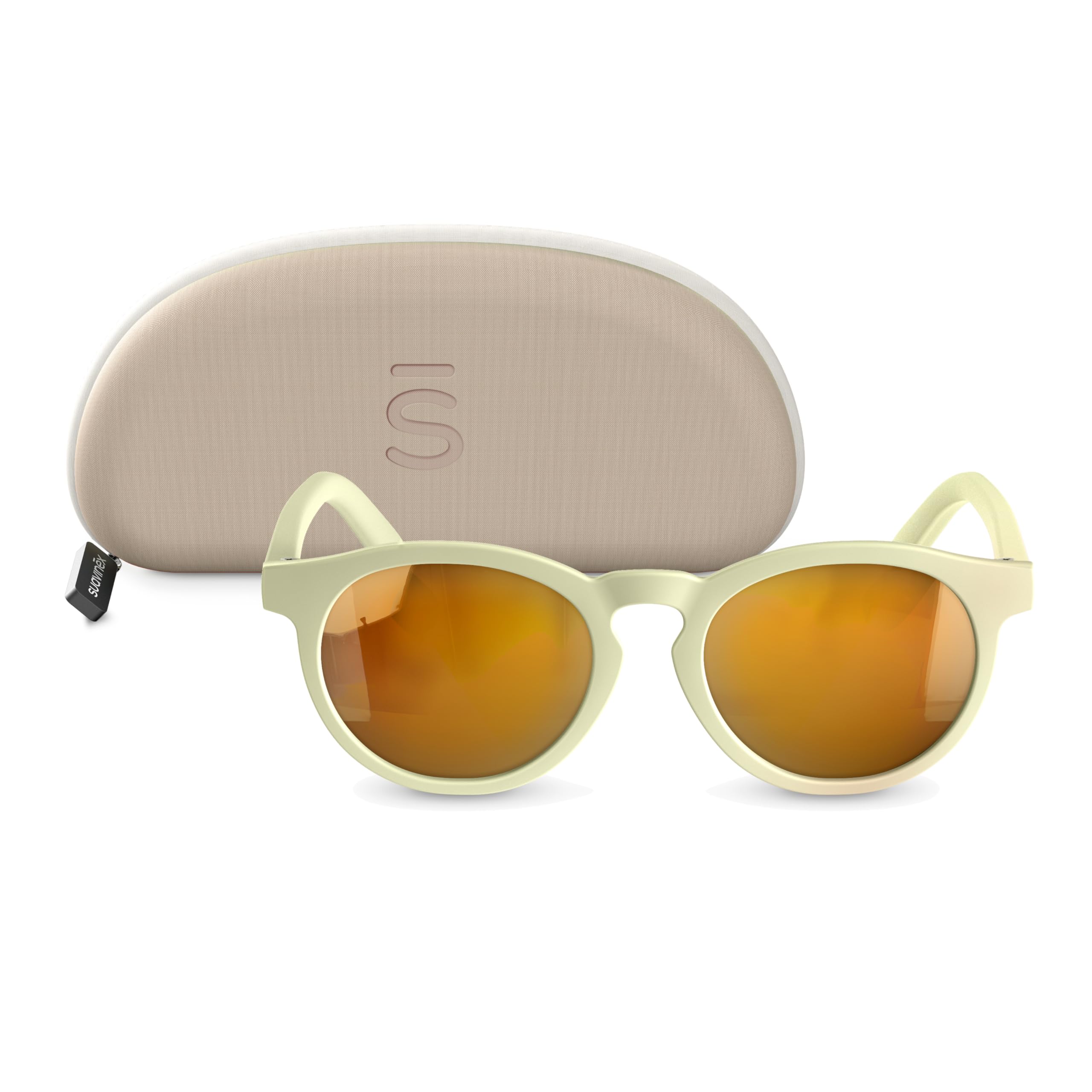 Suavinex, Gafas de Sol para Bebés de 12 a 24 Meses, Polarizadas, con Filtro UV400, Cat. 3, 100% Protección Rayos UVA y UVB, Funda Incluida, Muy Flexibles y Ligeras, Cuadradas, Modelo 2026