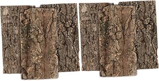 balacoo 6 Pcs Fish Tank Landscaping Fish Tank Decor Cork Tile Background Bark Aquarium Decor Aquarium Landscape Decoration Decorative Aquarium Bark Barkbranch Reptile Climbing Wall Natural