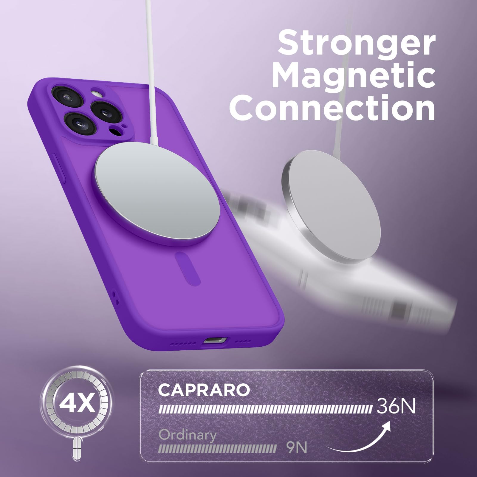 CAPRARO Magnetic for iPhone 13 Pro Max Case - Image 4