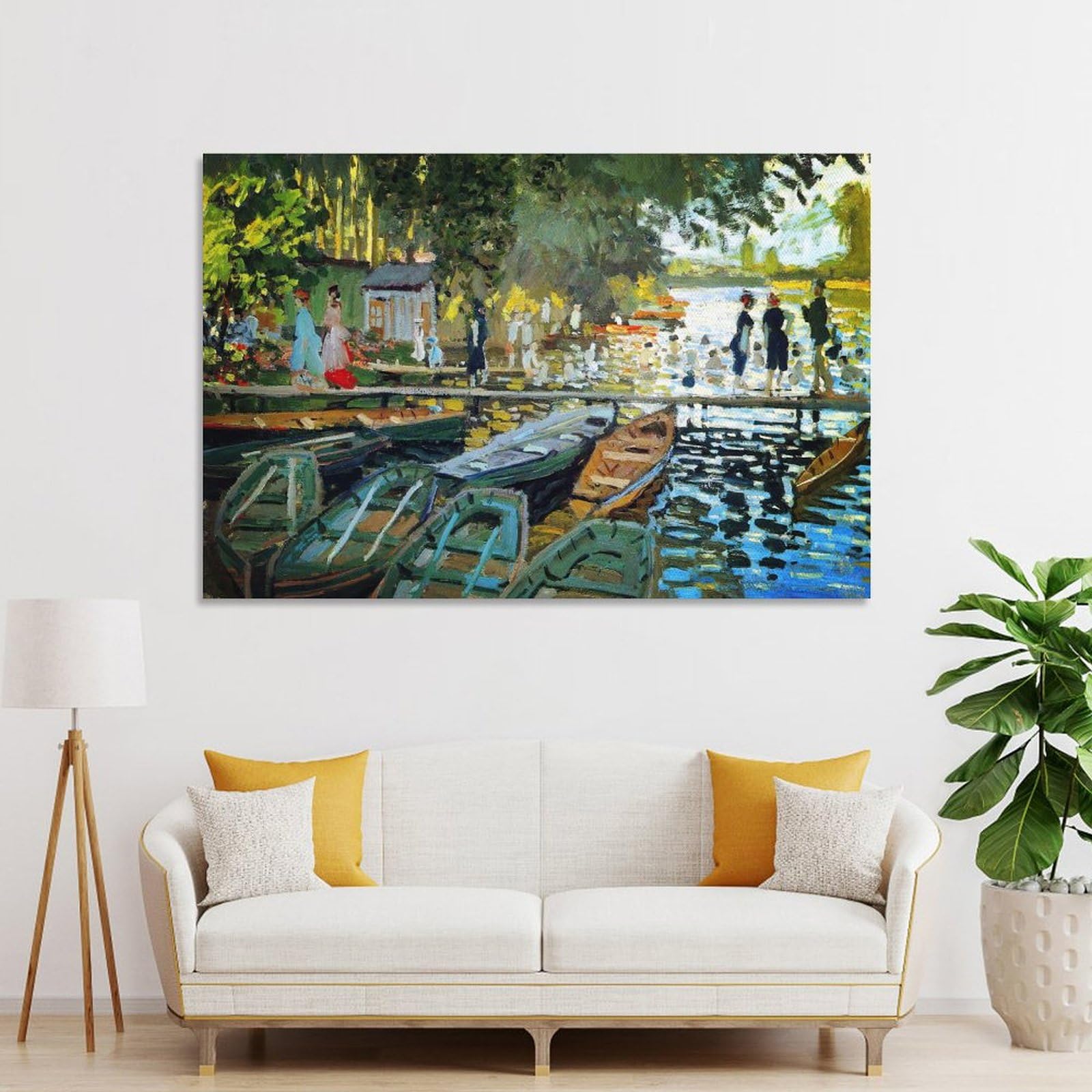 Amazon.co.jp: Claude Monet クロード・モネ 油絵 クールの印刷 複製画