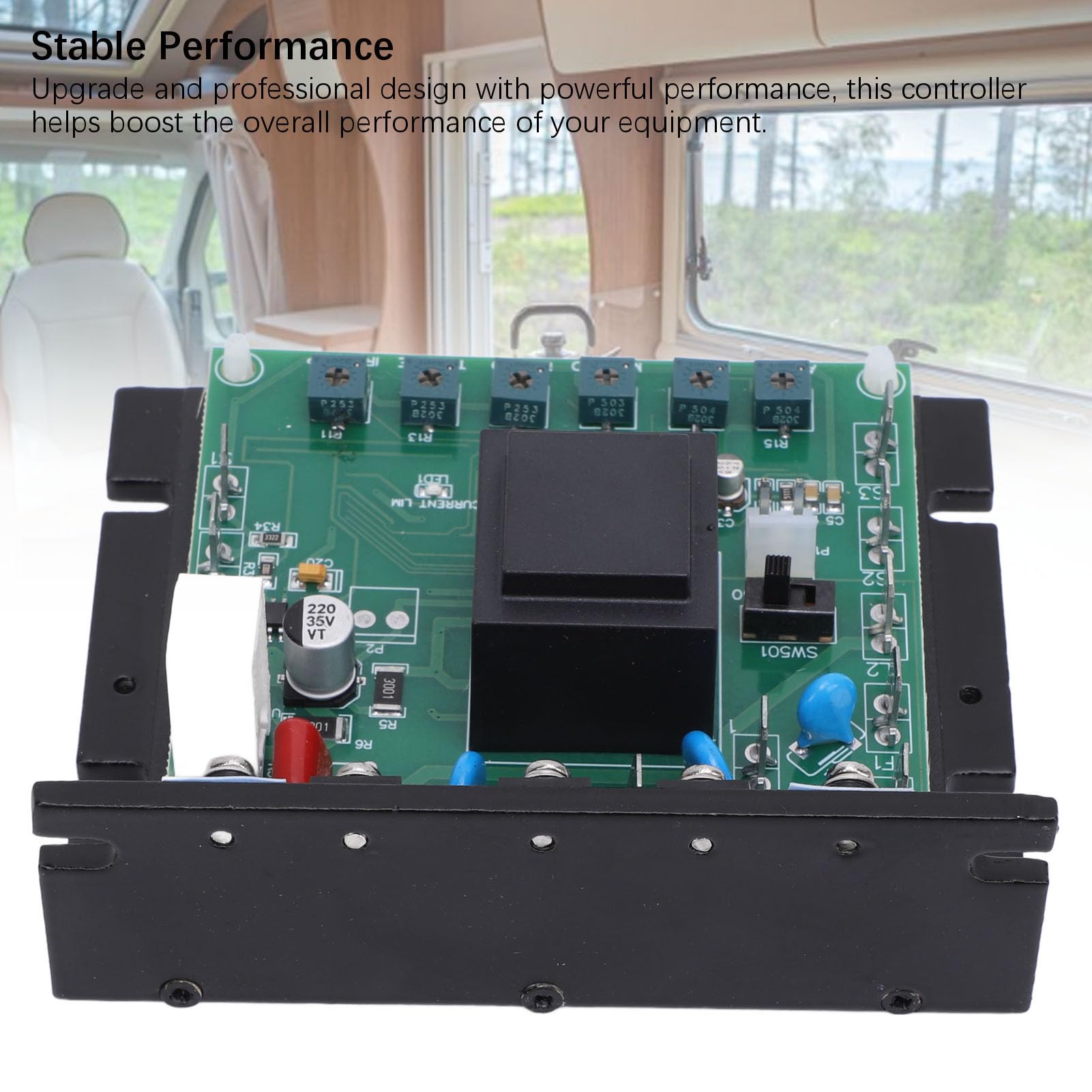 DC-Motordrehzahlregler, DC-Motordrehzahlregler MM23001C 15 oder 230 V AC-Eingang DC-Motor SCR-Variablensteuermodul