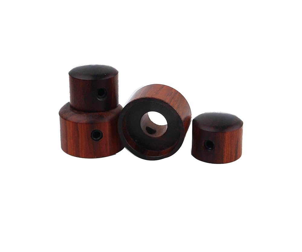 コントロールノブ（8個）ペグ（1セット）/カーリーメイプルブラック仕上げ ペンギンワックス エアースクープ J/8/12/スプライト用ツール