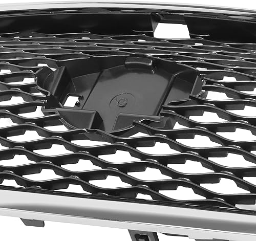 Miniatura 2 de DNA MOTORING Parrilla de rejilla de malla de diamante de estilo de fábrica compatible con 2014-2017 Q50, OEM-GR-IN1200119