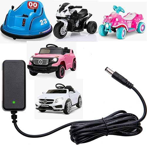 Cargador de coche de parachoques de 6 V para niños Juguetes de coche de 6 voltios Cargador de batería Piezas de cargador de batería para niños