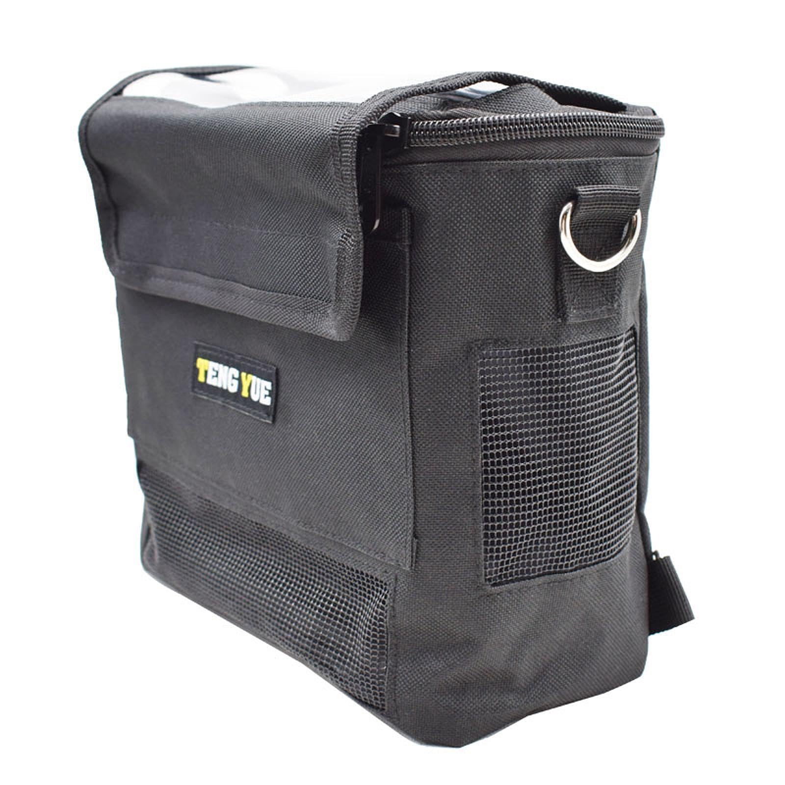 Bolsa de Transporte para Concentrador de Oxígeno, Estuche para Cilindro de Oxígeno, Bolso de Hombro/Mochila, 21 cm x 10 cm x 21 cm