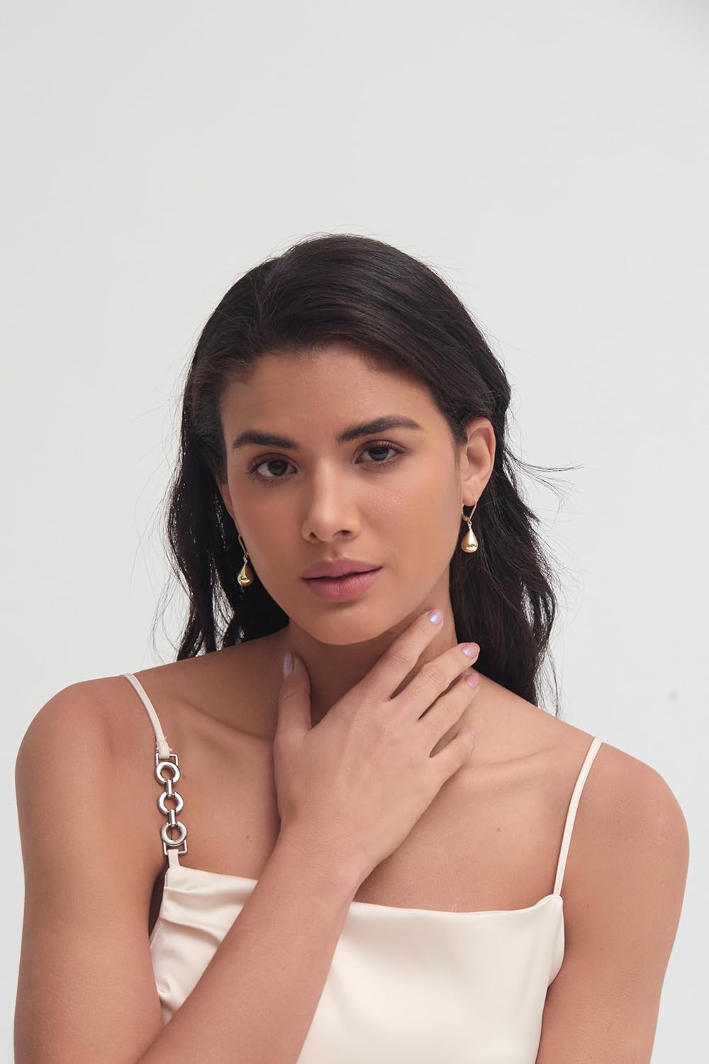 Teardrop Dangle Leverback Earrings for Women 14k Gold Plated 925 Sterling Silver Post Waterdrop Dangle Drop Hoop Earrings Hyoallergenic Tear Drop Dangle Earrings Jewelry Gifts - Image 8