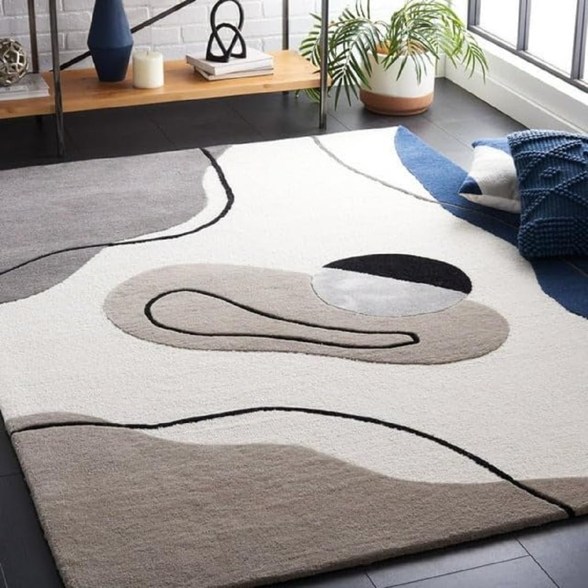 Hand Tufted Woollen Carpet Floral Set 4X6 FEET Design Collection Export Quality for Living Room-Bedroom and Hall(Multi C25)-image-37