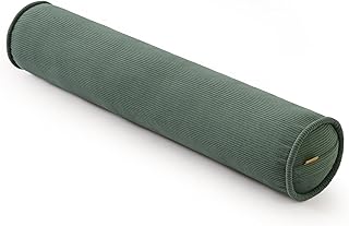 Long Pillow for Bed – Corduroy Round Bolster Pillow for Adults, Decorati...