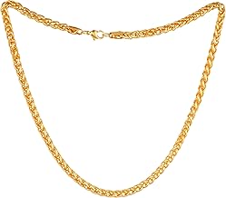 ASTRODID Gold Plated Chain for Men/Women/Girls | Golden Color Stylish Elegant Neck Chain