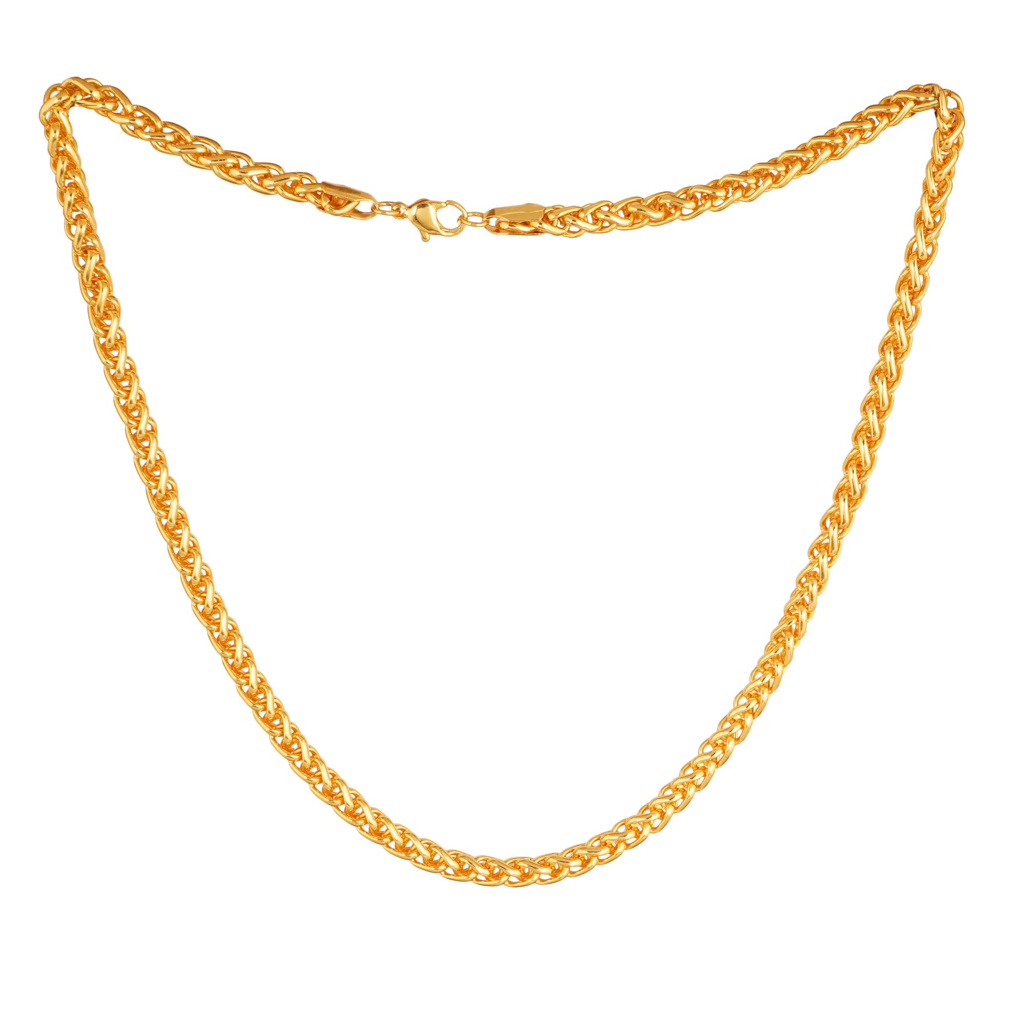 astrodidi ASTRODID Gold Plated Chain for Men/Women/Girls | Golden Color Stylish Elegant Neck Chain-picture-38