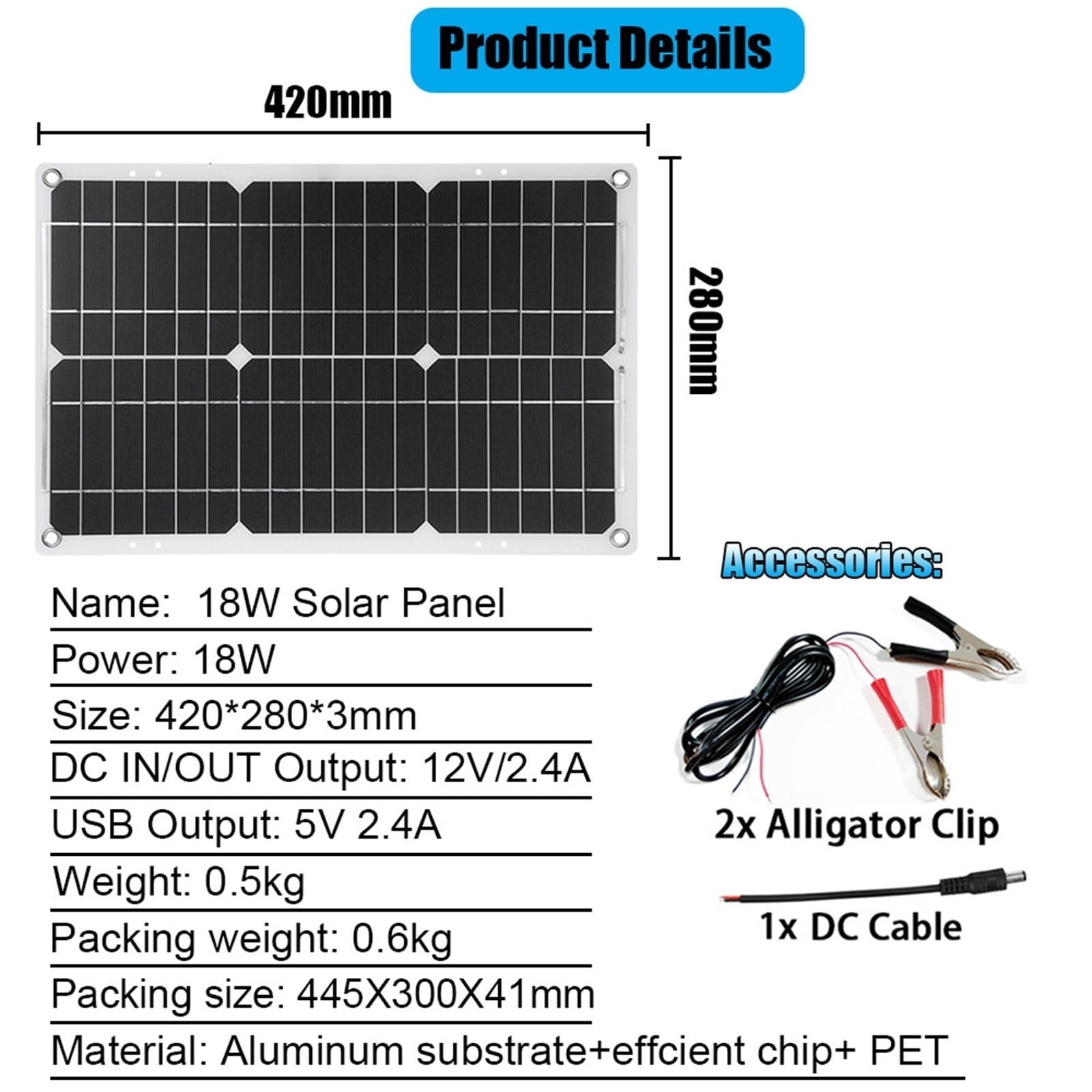 Kit Solaire 110V/220V 4000W Pour La Maison Système D'alimentation Solaire Complet Onduleur 4000W Et Contrôleur 30A + Panneau Solaire 18W18V Kits De Panneaux Solaires Complets Pour Camping-cars(Black,1