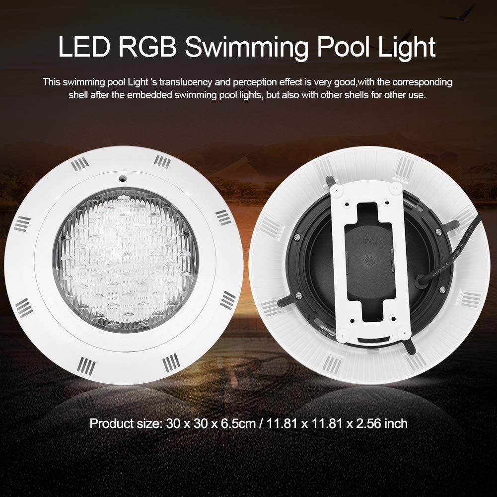 GOTOTOP Luce subacquea a LED con telecomando che cambia colore Luce subacquea a LED impermeabile per piscina per vasca da bagno, doccia, SPA, acquario, alimentata a batteria