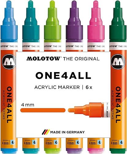 Molotow ONE4ALL - Juego de rotuladores de pintura acrílica