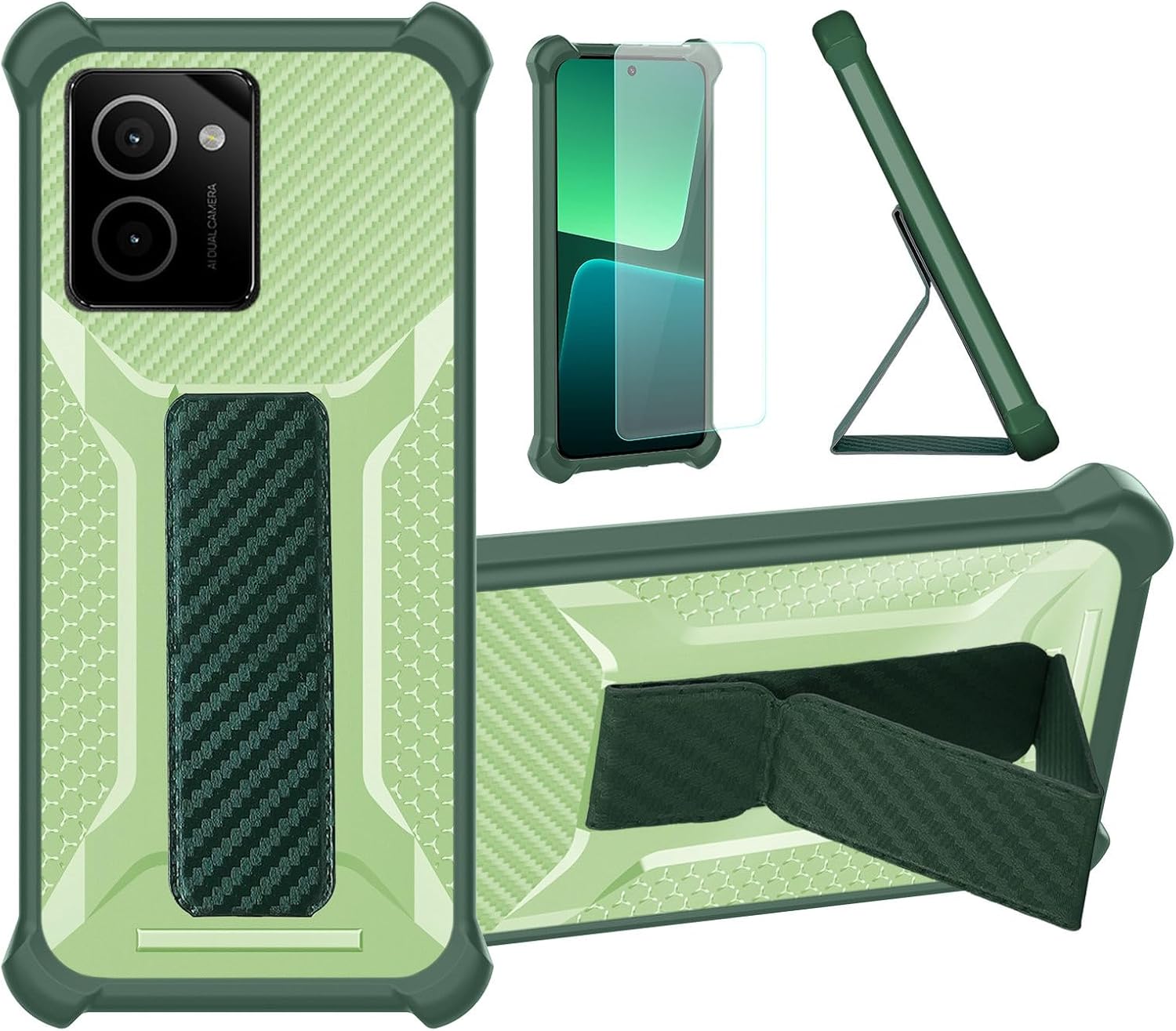 Amazon.com: Aroepurt Case Compatible for HMD Vibe Phone Case Stand ...