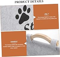 Vista 6 de Caja de almacenamiento de tela, cajas de juguetes para gatos, perros, mascotas, cubo de almacenamiento para gatos