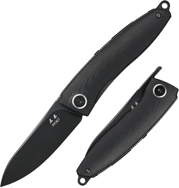 Miki Pocket Folding Japanese Knife for EDC, 2.72" Blade
