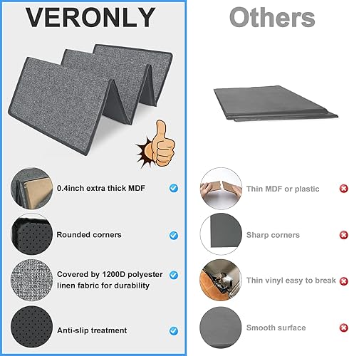 Miniatura 5 de VERONLY Soporte de cojín de sofá para asiento hundido, protector de sofá para cojines caídos, piezas de repuesto para sofás biplaza con superficie